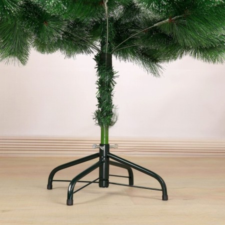 Silver Cedar 210 cm, D of the lower tier 95 cm, D needles 10 cm, 373 branches, metal stand-2