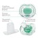 Nipple - orthodontic dummy, silicone, +6 months, with a cap, green color