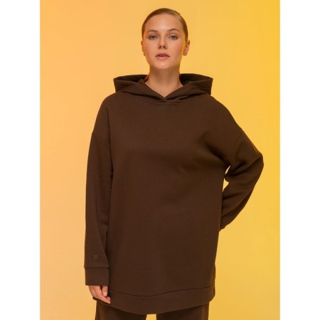 Female hoodies, size 48, chocolate color