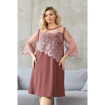 Women's dress, size 58, pink color-13