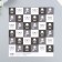 Scrapbooking paper bilateral "charisma and style" density 180 g 15.5x17 cm