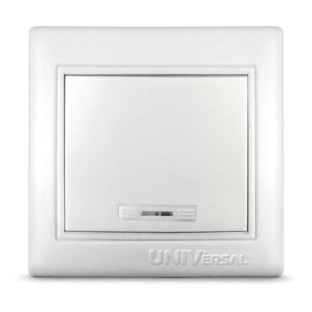 Universal C0121 Seville switch, SP, 10A, 1 key