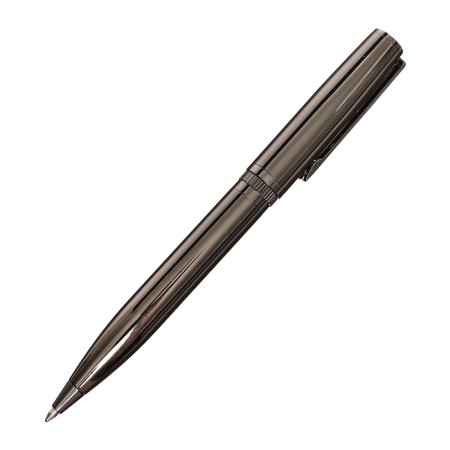 Balloon handle, 0.7 mm, Bruno VisConti Boston, blue rod, metal case, fanned steel