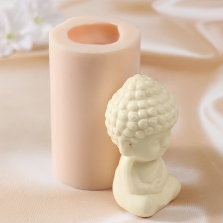 Silicone Mold "Buddha 2" silicone 9.5x5x5 cm-1