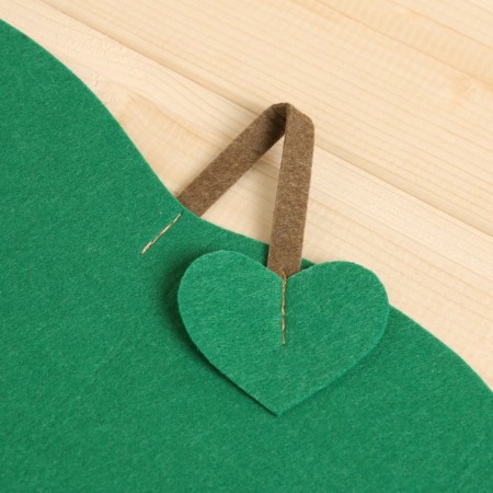 Bath mat "Apple" Green-1