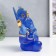 Souvenir Polystone "Ganesha - Indian Divine" Blue with gold 14x8x7 cm