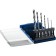 Set of drill on metal bison, steel P6M5, hexagonal shank, 2-8 mm, 6 pcs, class A