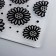 Embosting stencil plastic "chamomile" 17.8x12.7 cm