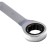 Combined rattling key Matrix 14814, CRV, mirror chromium, 22 mm