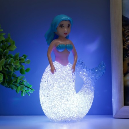 Nightneck "Little Mermaid" Led RGB from 3xlr44 mix 10x10x15.5 cm Risalux-4