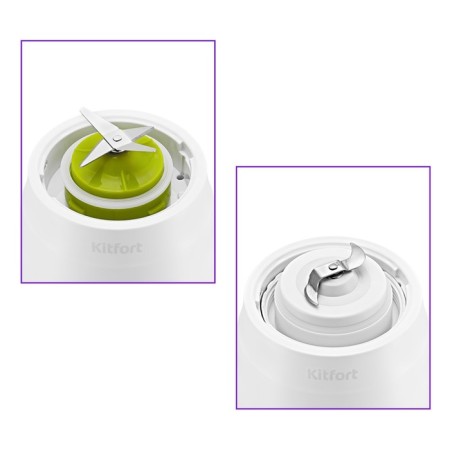 KitFort KT-3054-2, stationary, 500 watts, 1/0.25 l, 2 speeds, white-salut-2