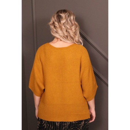 Female jumper, size 56, mustard color-3