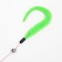 Domesticon-pound "Fishing worm" with a bell, 30 cm, green