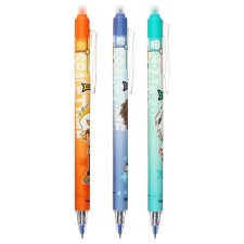 Automatic gel handle with erased ink, blue rod, 