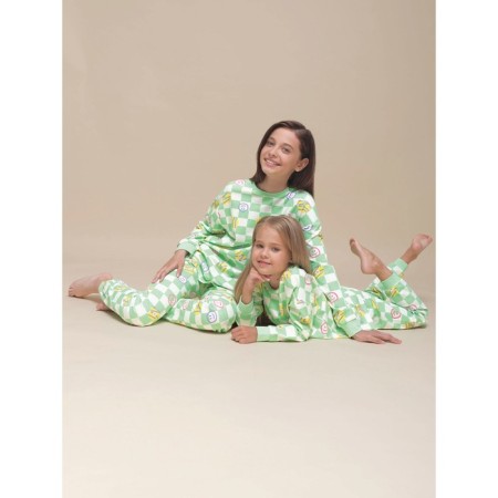 Set for girls, height 146 cm, light green color-7