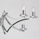 Chandelier "Atmosphere", size 80x94x80 cm, 320W 8xe14