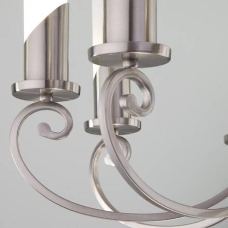 Banci chandelier, 8x60W E14, Nickel color-1