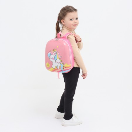 Baby backpack on lightning, pink color-3