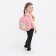 Baby backpack on lightning, pink color