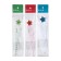 Ruler 12 cm "Flower", plastic, MICC
