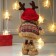 Interior doll "owl in a hat with horns and in a dress" 26x10x12 cm