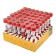 Garden lamp on the sunny battery "Red Trapezius", 4.5 × 30 × 4.5 cm, 1 LED, glow white