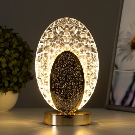 Table lamp sensory "Landis" LED 3W 3000-6000K USB AKB Dimmer gold 9.5x13.5x22 cm 102220-3