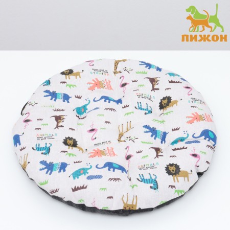 Animal Stear "Zoomir", 45 x 45 x 10 cm, white