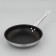 Frown of stainless steel luxstahl, d = 24 cm, h = 5 cm, triple bottom, anti -stick coating, induction
