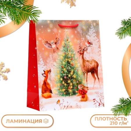 Gift package "animals in the forest", 26 x 32 x 12 cm