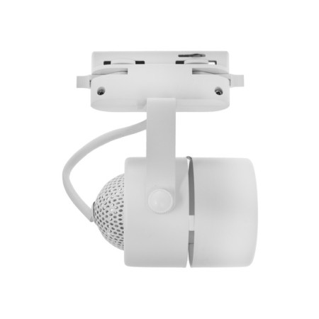 Luazon Lighting track lamp under the GU10 lamp, round, white case-4