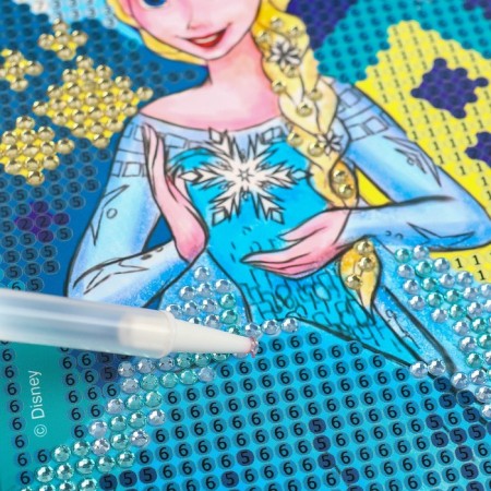 Diamond mosaic, 16x10.5 cm, cold heart-3