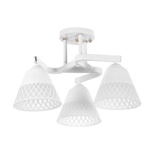 Ronan chandelier 3he27 40w is white 48x48x28 cm