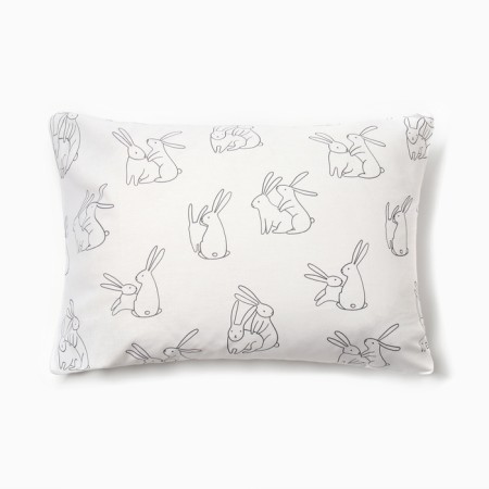 Pillowcase Ethel "Rabbits" 50x70 cm, 100% cotton, calico