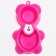 Double "Bear" under a bottle, 24.5 x 19 x 4 cm, pink