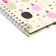 Gift notebook, 45 sheets, line, on the castle, on the crest, pineapples (13x13.5cm)