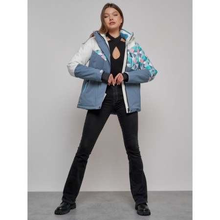 Ski jacket female, size 44, white color-18