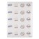 Stickers for business and gifts "Ramadan", 40 pcs, 4 x 4 cm
