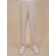 Pants for girls, height 134 cm, milk color