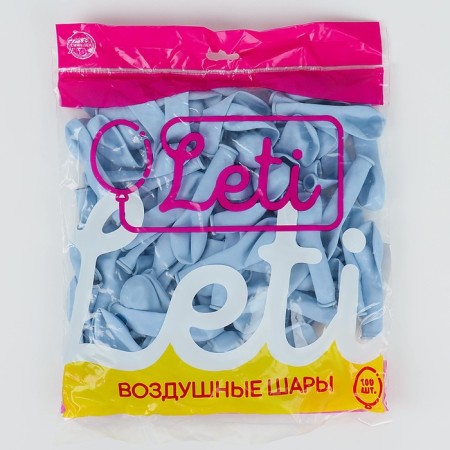 Shar Latex 5 "Makarun", set of 100 pcs., Water bombs, Blue color-1