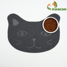 2-in-1 rug for a bowl/toilet of animals 