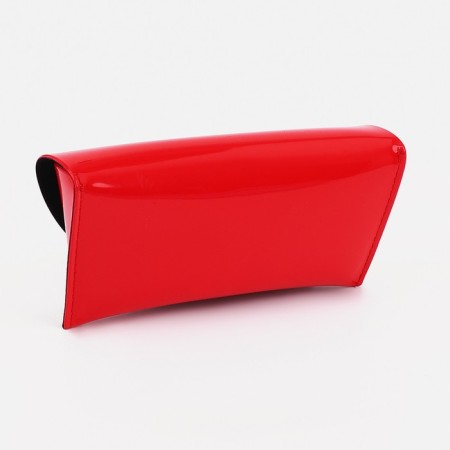 Case for glasses on the button, the color is red-1