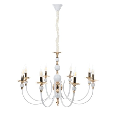 Venice chandelier 8he14 40W white-gold 87x87x97 cm-3