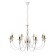 Venice chandelier 8he14 40W white-gold 87x87x97 cm