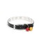 A collar with round rhinestones, 28 x 1 cm, Osh 21-25 cm, arts. The skin, black
