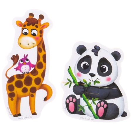 Soft puzzle for kids "Africa", 5 puzzles, crumb I-8
