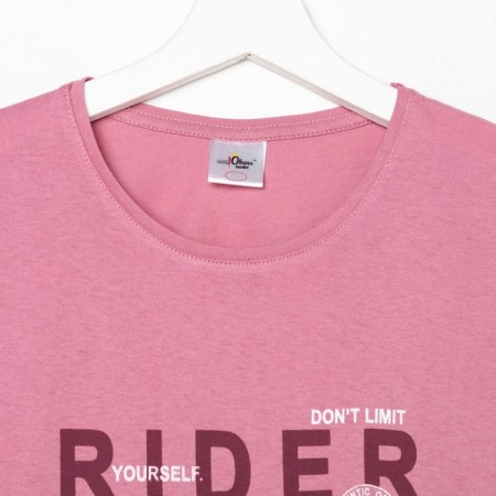 T -shirt male, pink color, size 48-9