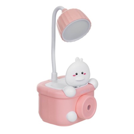 Table lamp with a "duckling" LED 3W USB pink 9.1x8.1x20 cm Risalux-13