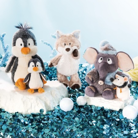 Nici soft toy “Snow Fox Nordin”, 10 cm-3