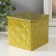 Casket Metal Square "Carde screed" City, gold 9x9x9 cm